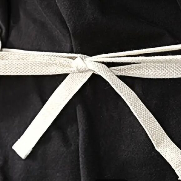 Kitchen or Housework Apron in Linen Printed with Cute Cat - Picture 5 of 9